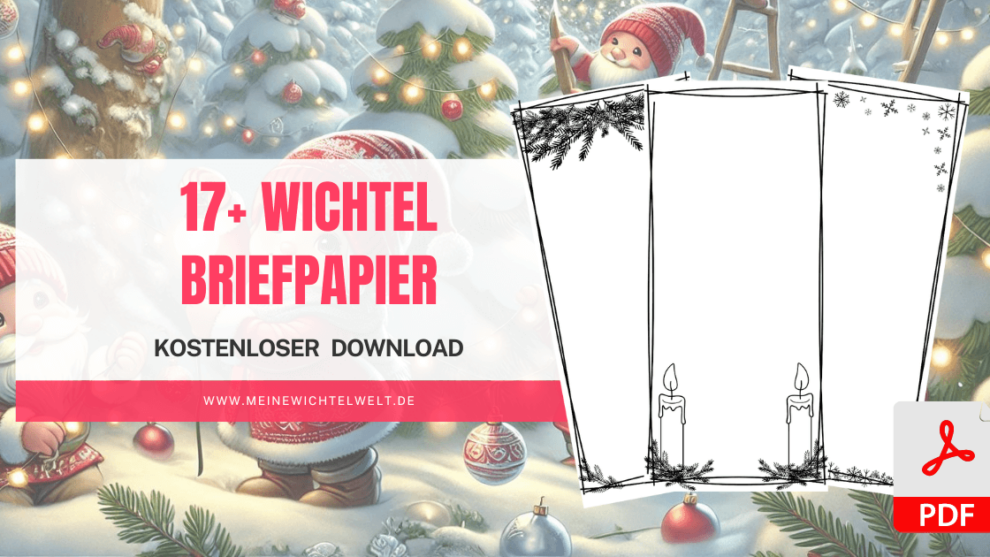 17+ zauberhafte Wichtelbriefpapiere (kostenloser Download als PDF)